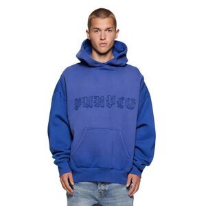 Purple Brand Hoodie HWT Fleece PO Mens Blue P401
